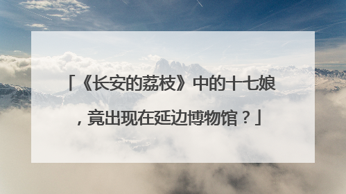 《长安的荔枝》中的十七娘，竟出现在延边博物馆？
