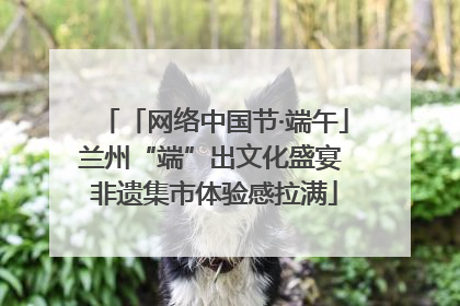「网络中国节·端午」兰州“端”出文化盛宴 非遗集市体验感拉满