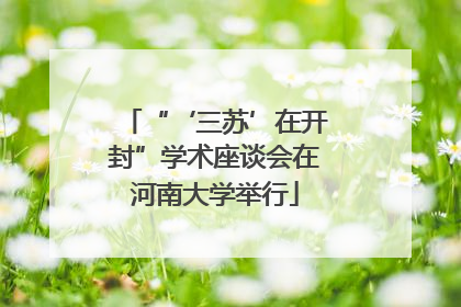“‘三苏’在开封”学术座谈会在河南大学举行