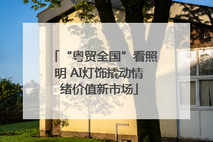 “粤贸全国”看照明 AI灯饰撬动情绪价值新市场