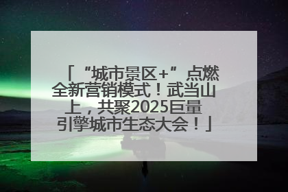 “城市景区+”点燃全新营销模式！武当山上，共聚2025巨量引擎城市生态大会！