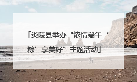 炎陵县举办“浓情端午‘粽’享美好”主题活动