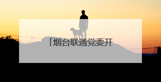 烟台联通党委开展联学共建活动
