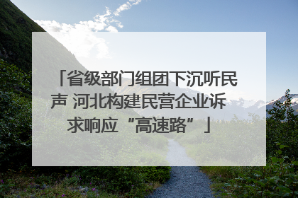 省级部门组团下沉听民声 河北构建民营企业诉求响应“高速路”