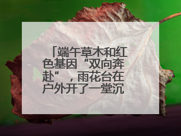 端午草木和红色基因“双向奔赴”，雨花台在户外开了一堂沉浸式思政课