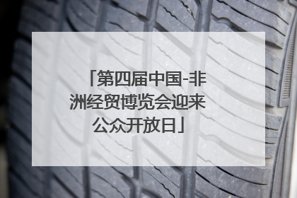 第四届中国-非洲经贸博览会迎来公众开放日