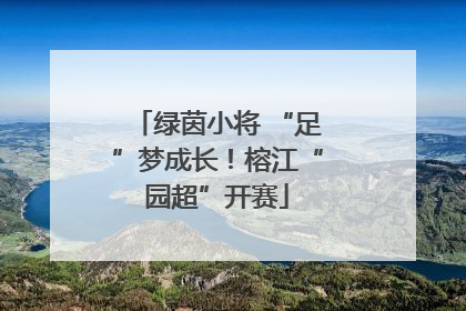 绿茵小将 “足”梦成长！榕江“园超”开赛