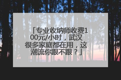 专业收纳师收费100元/小时，武汉很多家庭都在用，这潮流你跟不跟？