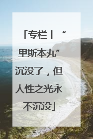 专栏丨“里斯本丸”沉没了，但人性之光永不沉没