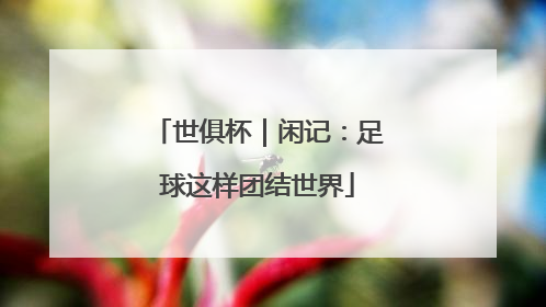 世俱杯｜闲记：足球这样团结世界