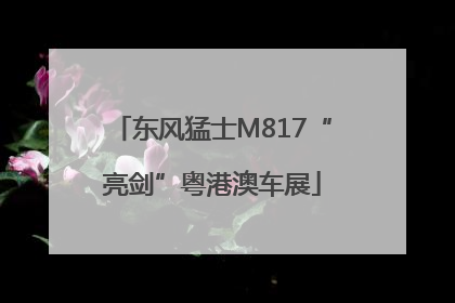 东风猛士M817“亮剑”粤港澳车展