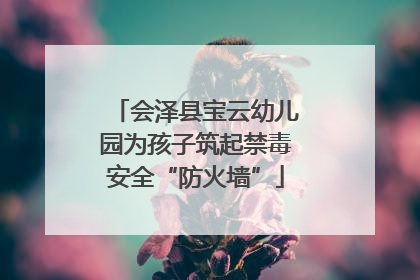 会泽县宝云幼儿园为孩子筑起禁毒安全“防火墙”