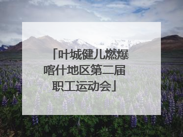 叶城健儿燃爆喀什地区第二届职工运动会