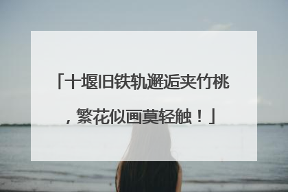 十堰旧铁轨邂逅夹竹桃，繁花似画莫轻触！