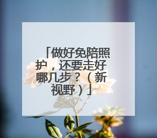 做好免陪照护，还要走好哪几步？（新视野）