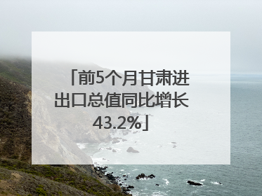 前5个月甘肃进出口总值同比增长43.2%
