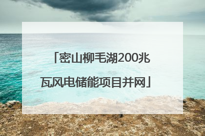 密山柳毛湖200兆瓦风电储能项目并网