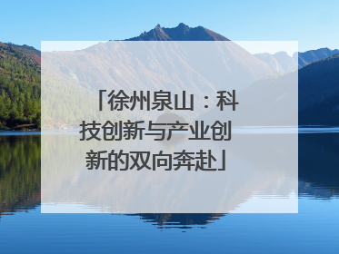 徐州泉山：科技创新与产业创新的双向奔赴