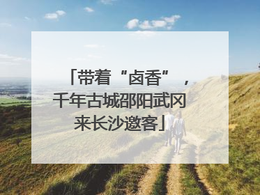 带着“卤香”，千年古城邵阳武冈来长沙邀客