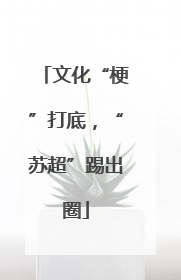 文化“梗”打底，“苏超”踢出圈