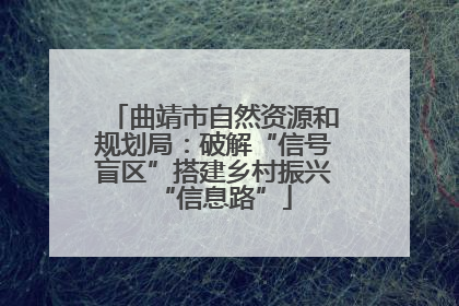 曲靖市自然资源和规划局：破解“信号盲区”搭建乡村振兴“信息路”