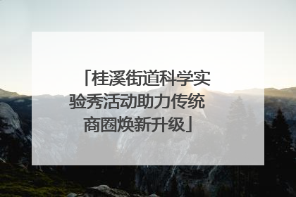 桂溪街道科学实验秀活动助力传统商圈焕新升级