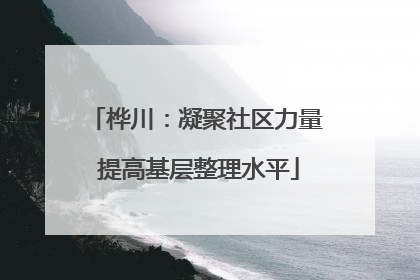桦川：凝聚社区力量 提高基层整理水平