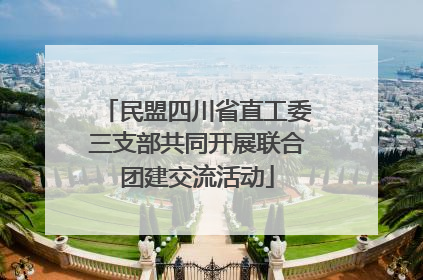 民盟四川省直工委三支部共同开展联合团建交流活动