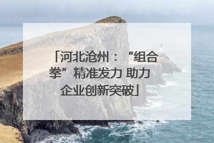 河北沧州：“组合拳”精准发力 助力企业创新突破