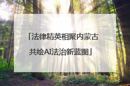 法律精英相聚内蒙古 共绘AI法治新蓝图