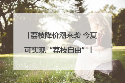 荔枝降价潮来袭 今夏可实现“荔枝自由”