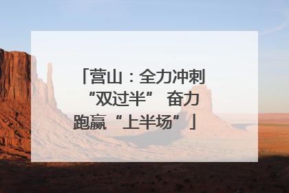 营山：全力冲刺“双过半” 奋力跑赢“上半场”