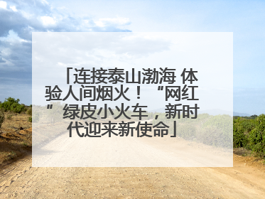连接泰山渤海 体验人间烟火！“网红”绿皮小火车，新时代迎来新使命