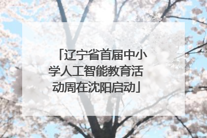 辽宁省首届中小学人工智能教育活动周在沈阳启动