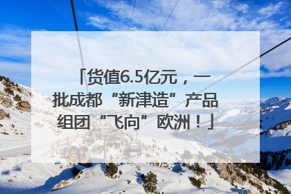 货值6.5亿元，一批成都“新津造”产品组团“飞向”欧洲！