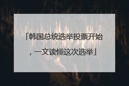 韩国总统选举投票开始，一文读懂这次选举
