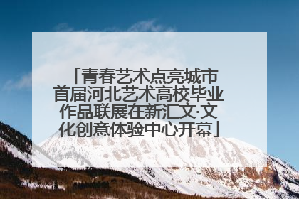 青春艺术点亮城市 首届河北艺术高校毕业作品联展在新汇文·文化创意体验中心开幕