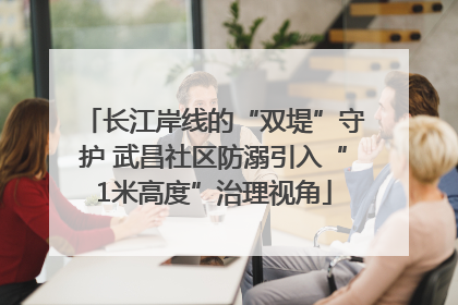 长江岸线的“双堤”守护 武昌社区防溺引入“1米高度”治理视角