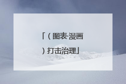 （图表·漫画）打击治理