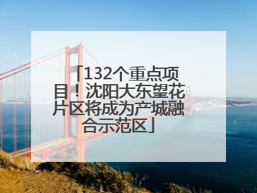 132个重点项目！沈阳大东望花片区将成为产城融合示范区