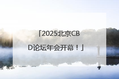 2025北京CBD论坛年会开幕！